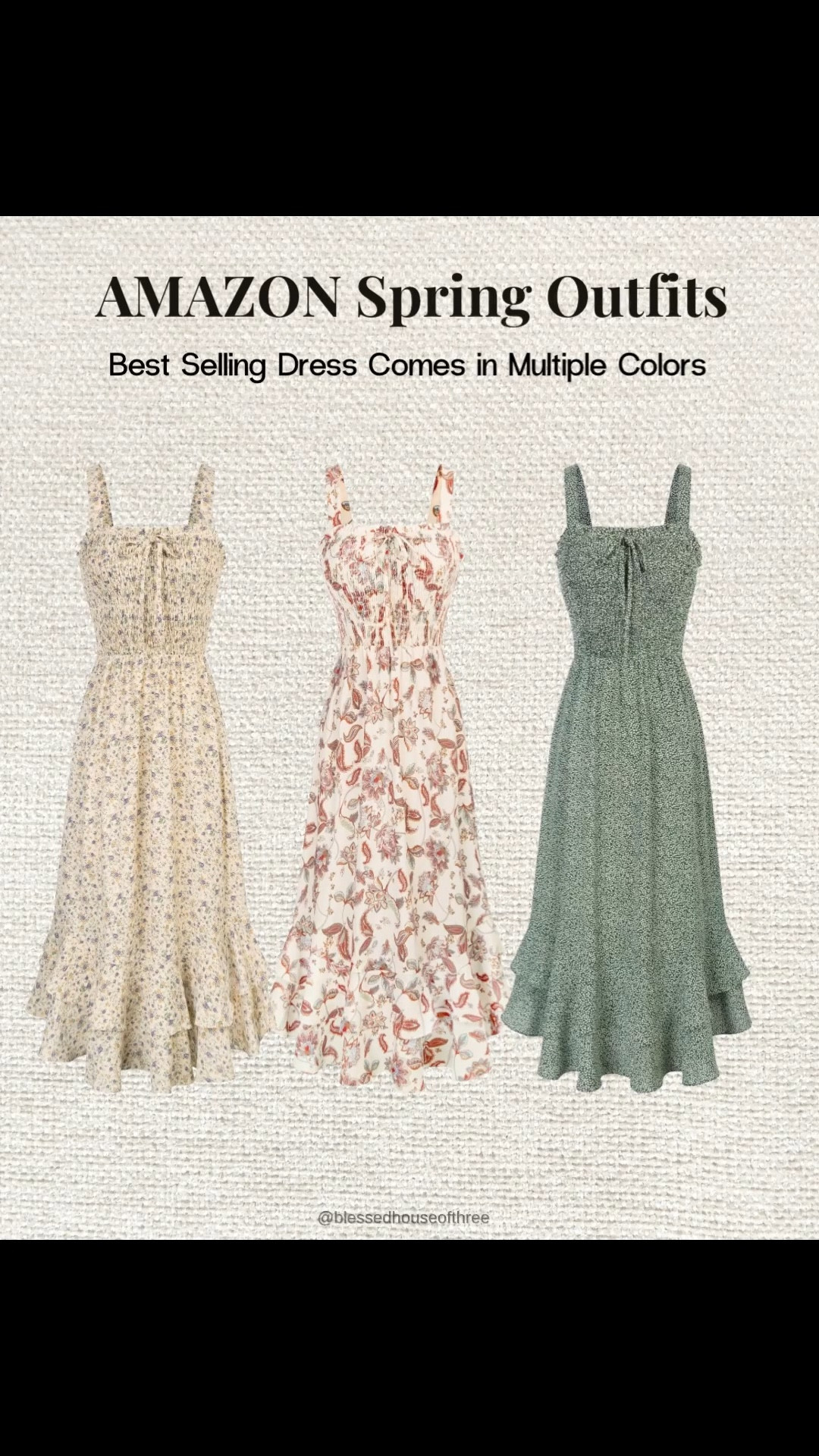 Spring outfit 2026 made easy with this best selling Amazon dress styled for everyday wear. This lightweight floral midi spring dress comes in multiple colors including this best selling yellow floral and is perfect for casual spring outfits, brunch looks, vacation outfits, and effortless everyday style. I paired it with neutral sandals, a simple crossbody bag, and layered gold jewelry for an easy put together look you can wear anywhere. Everything is affordable and perfect for building a spring capsule wardrobe with versatile Amazon fashion finds. Follow me on LTK for daily outfit ideas, Amazon fashion finds, and effortless style inspiration.

#LTKmomlife #LTKootd #LTKSeasonal