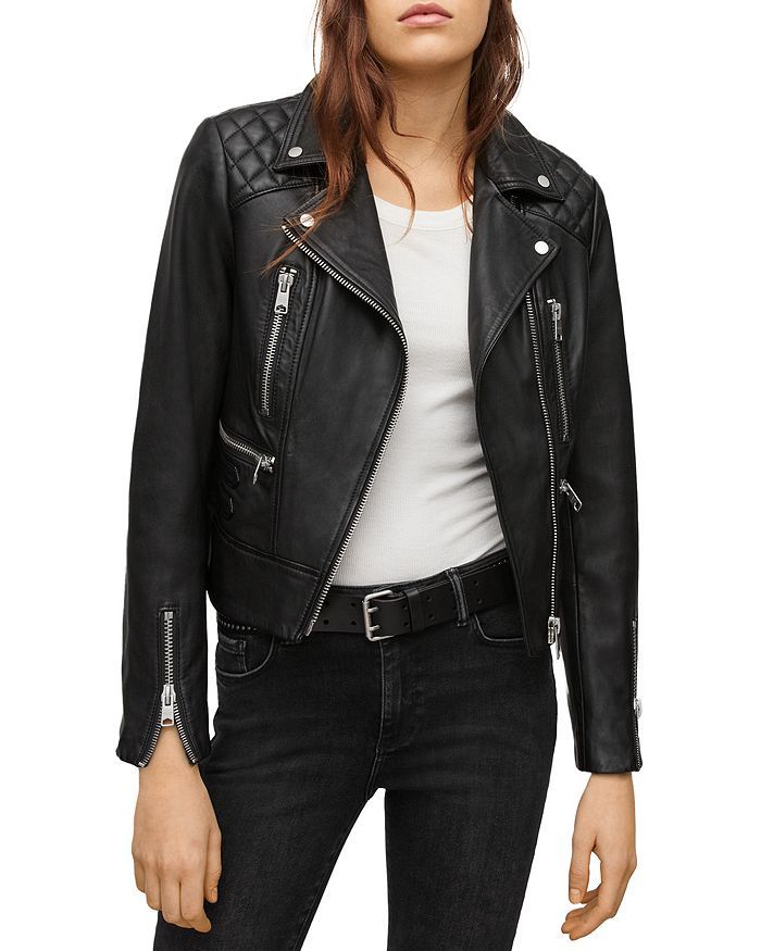ALLSAINTS Sulby Leather Biker Jacket Back to Results -  Women - Bloomingdale's | Bloomingdale's (US)