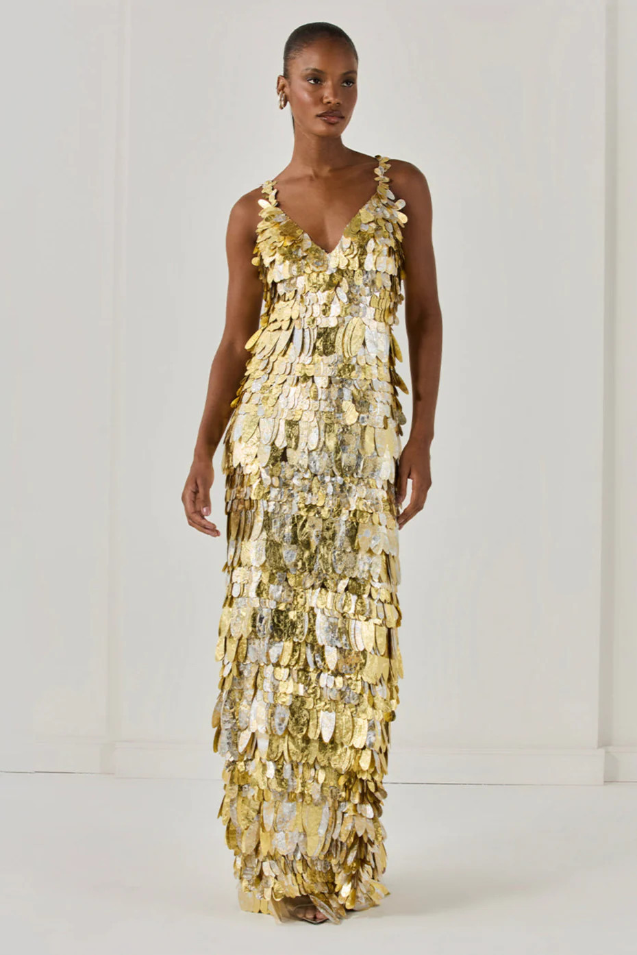 SEQUIN EMBROIDERED GOWN (RUNWAY) | PatBO
