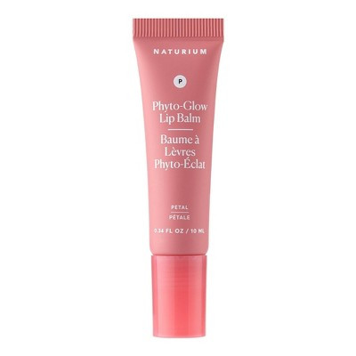 Naturium Phyto-Glow Lip Balm - Petal - 0.34 fl oz: Plumping, Hydrating, Tinted Liquid Formula | Target
