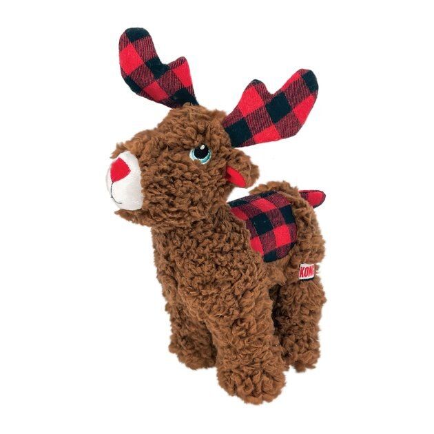 KONG Holiday Plush Sherps Reindeer Dog Toy, Medium - Chewy.com | Chewy.com