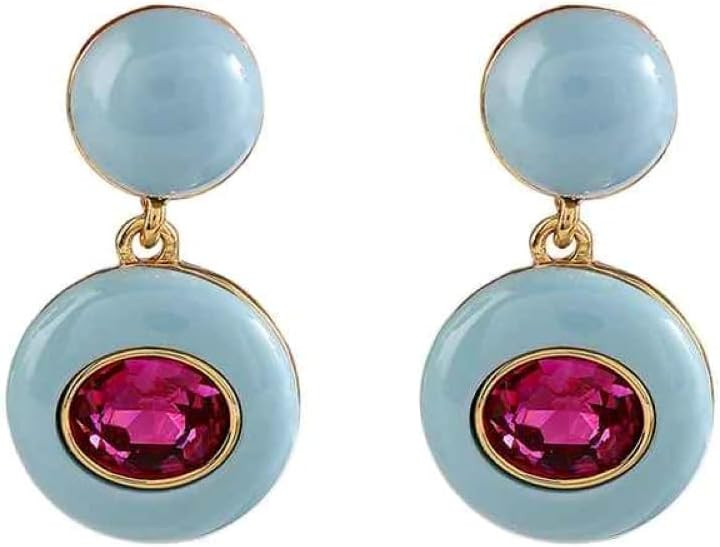 Fashion Jewelry Vintage Temperament Purple Blue Earrings For Women Accessories Gifts 130268 | Amazon (US)