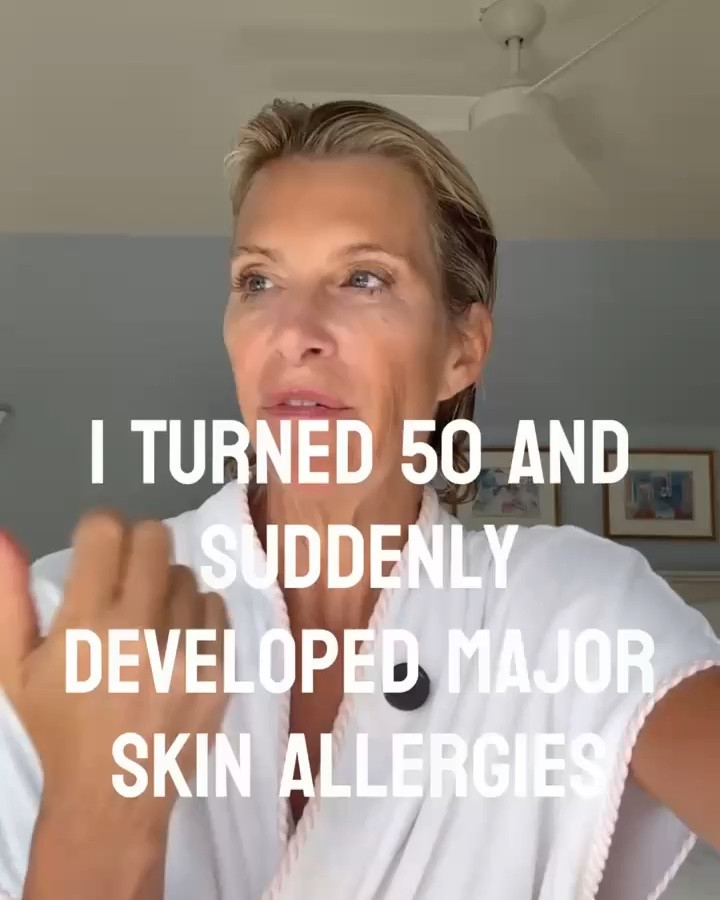 At 57, my skin is VERY picky. I developed several skin allergies around menopause, so finding skincare that works for me without triggering a reaction has taken some serious trial and error. These are the cleansers, serums, moisturizers, and other products currently in my routine that my allergy-prone skin personally tolerates. Always check ingredients for your own sensitivities, but if you’re a sensitive-skin girl too, these are worth a look.