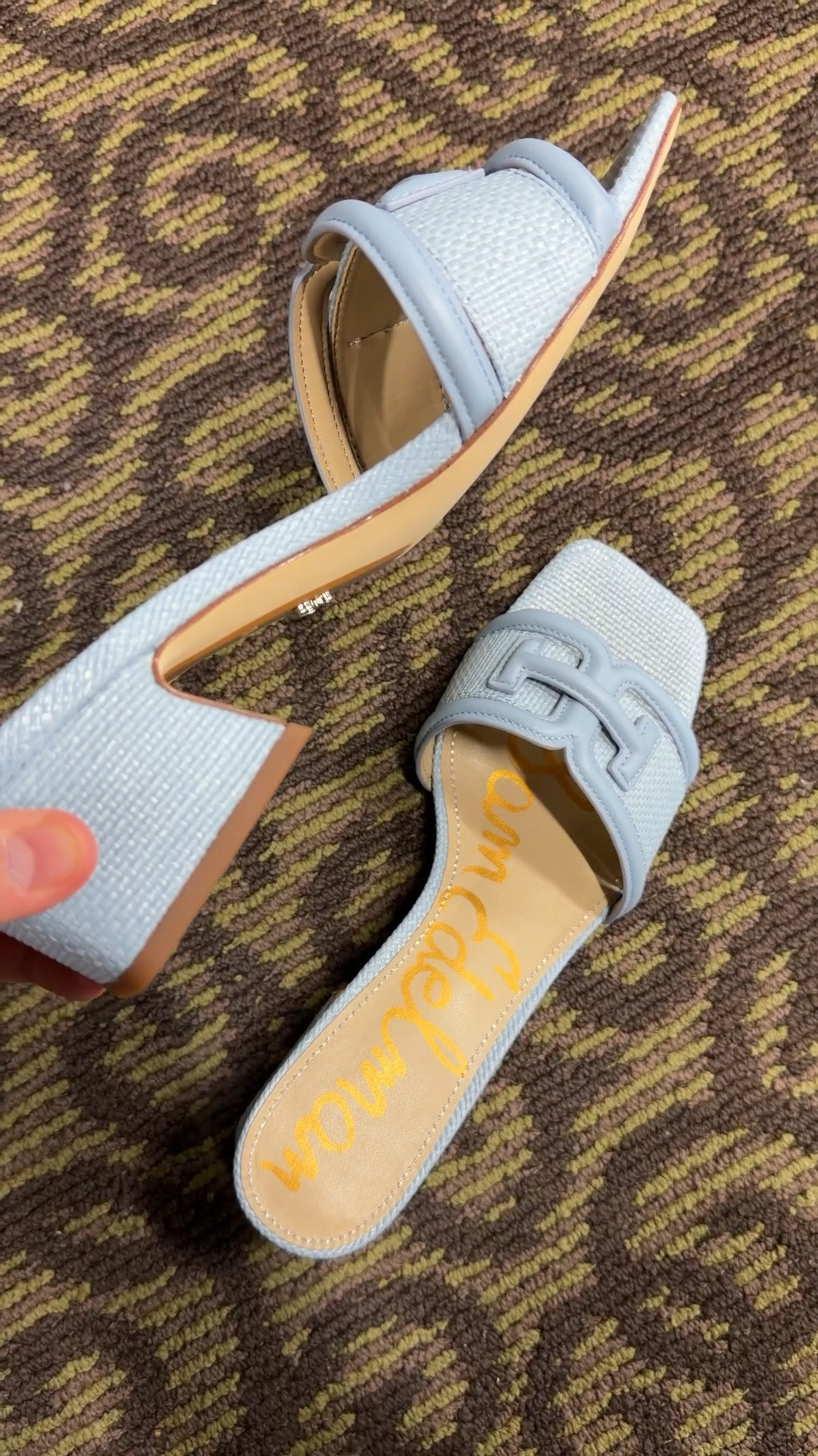 DSW Semi-Annual Sale alert!! 🛍️ The Waylon Sandal from Sam Edelman is marked down right now, and this light blue shade is such a fresh pick for spring and summer. 🩵😍🌸 I love the clean square toe and block heel—it feels modern, polished, and easy to style with dresses, denim, or tailored shorts. A chic everyday sandal that still feels elevated. It also comes in a ton of other colors, so there are plenty of options to choose from! 🤗 #DSW #SpringStyle #BlockSandals 

#LTKWedding #LTKSaleAlert #LTKFindsUnder100