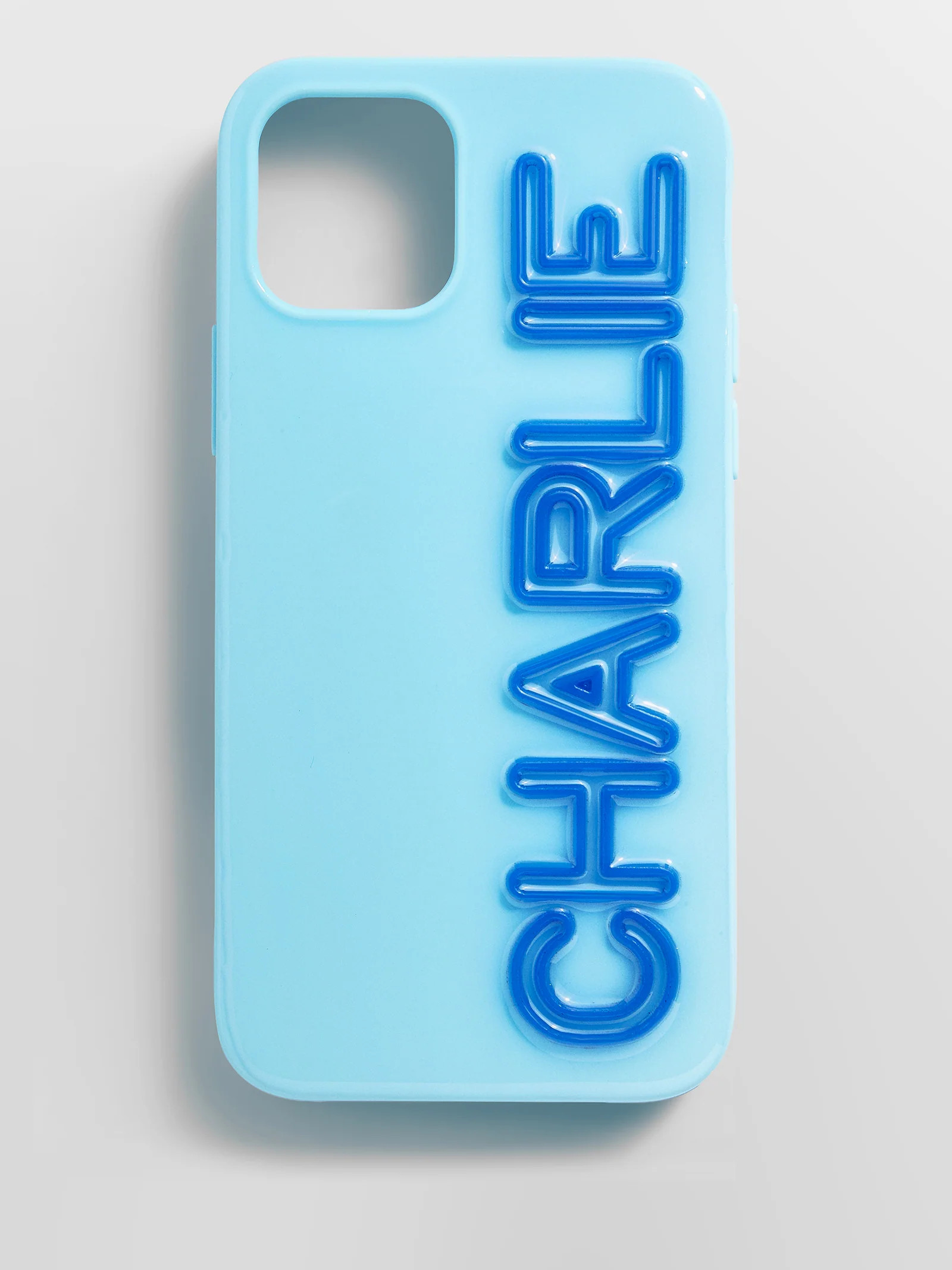 Fine Line Custom iPhone Case - Light Blue/Cobalt | BaubleBar