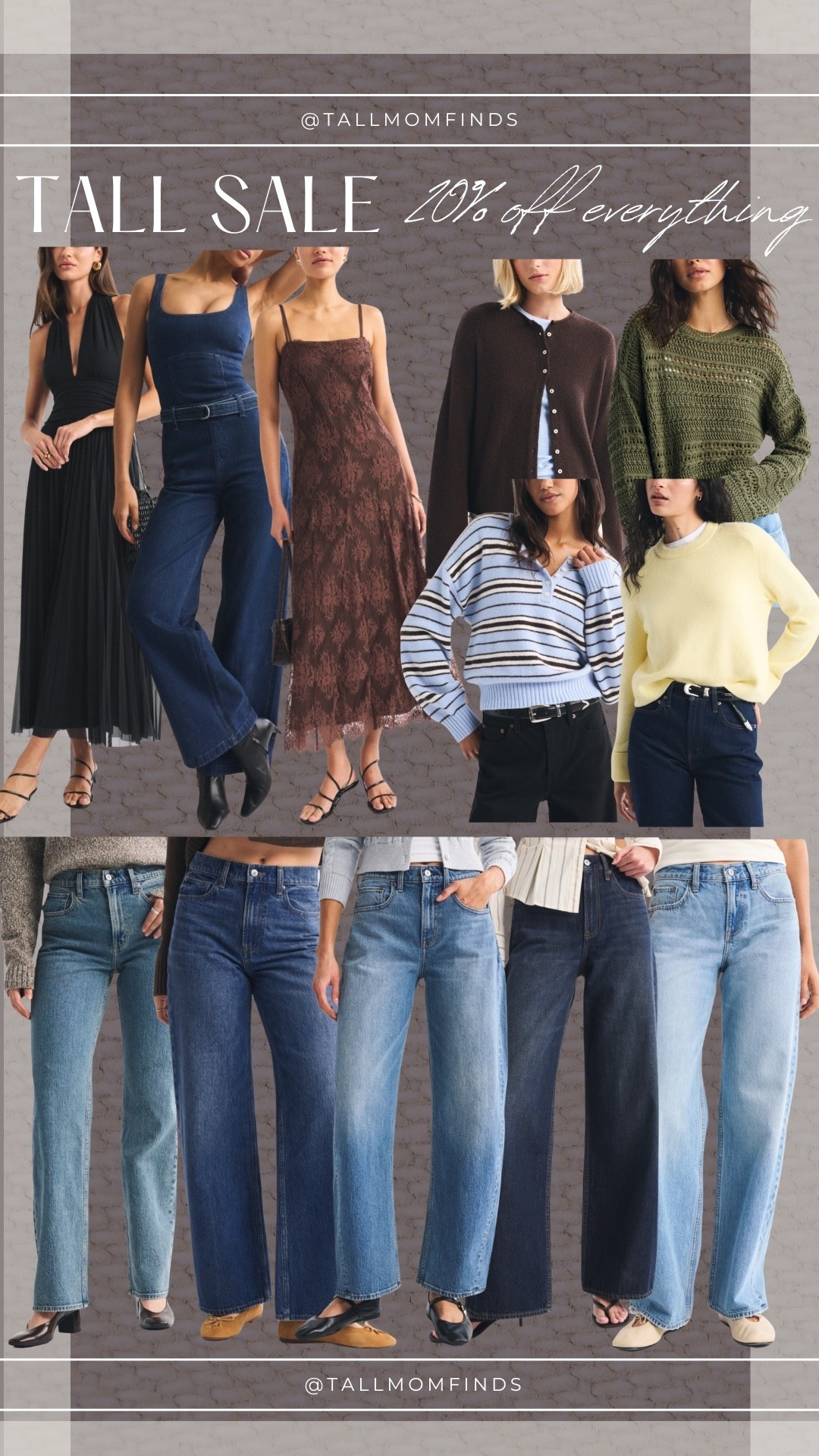 ⚠️ Code: DENIMAF for a stackable 15% off. 25-50% Off All Jeans + 20% Off Almost Everything Else!

Tall and extra tall denim, tall dresses , tall jumpsuits

#LTKTall #LTKSaleAlert #LTKMidsize