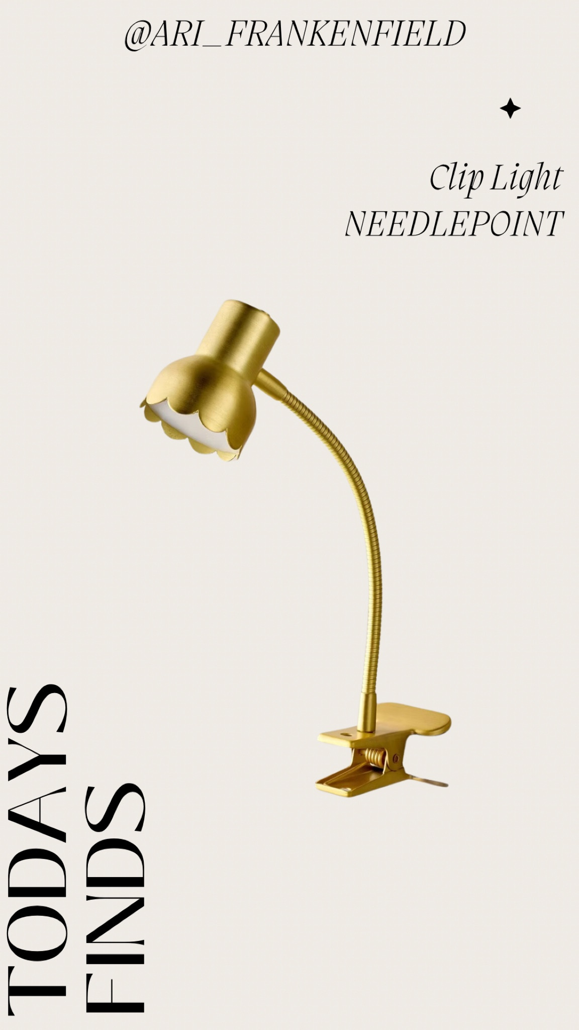 Love this clip light to clip onto stretcher bars for needlepoint! 

#LTKFindsUnder50