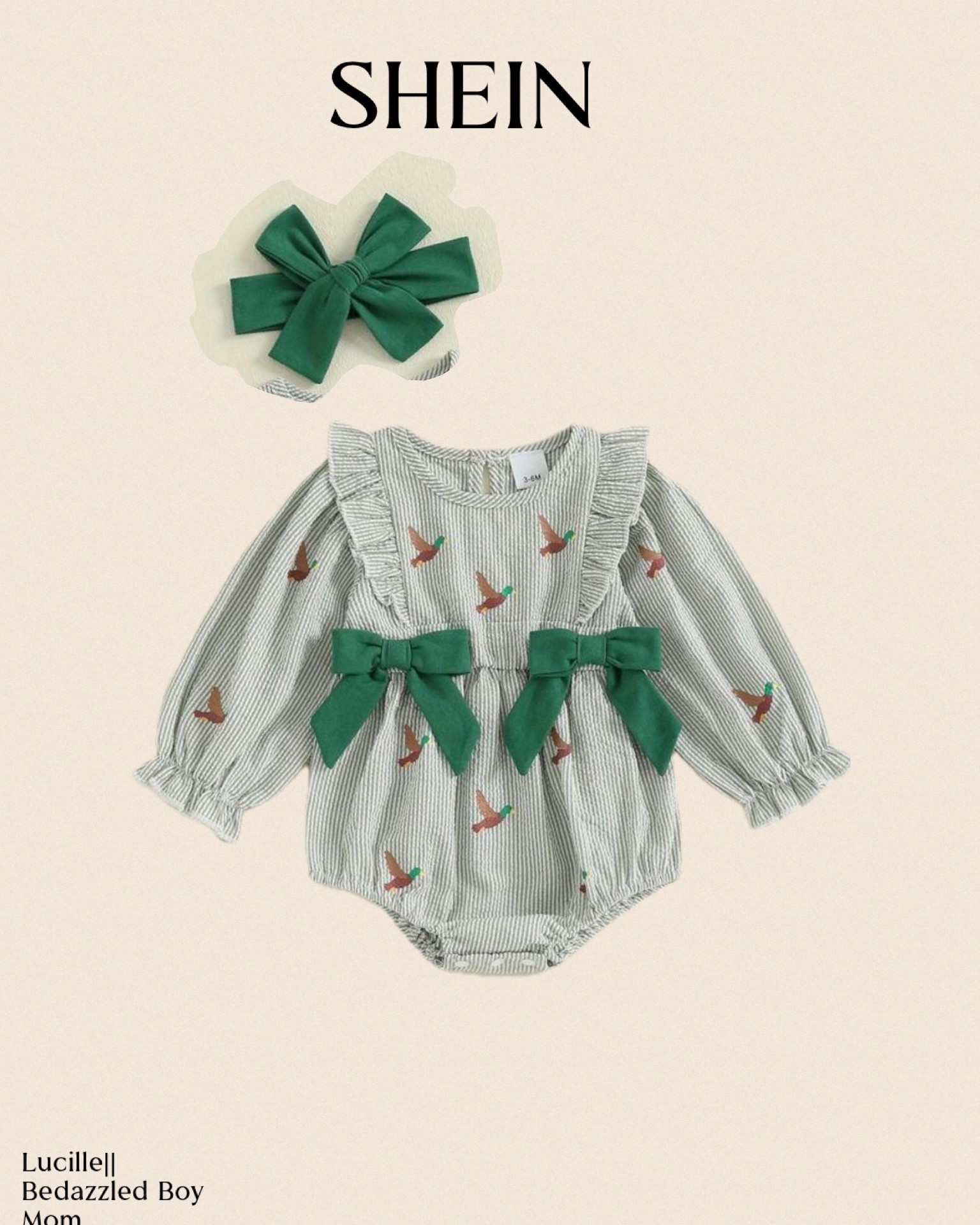 I am in love with this little outfit!!! 

#LTKSeasonal #LTKBaby #LTKootd