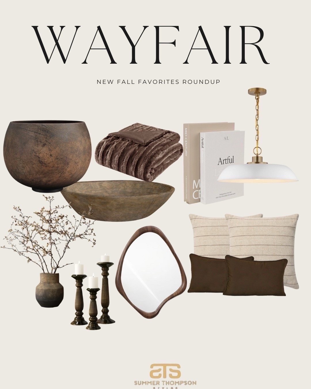 Cozy textures, warm tones, and timeless accents 🤎 This Wayfair roundup is packed with fall‑ready home favorites to refresh your space. From soft throw blankets to statement mirrors, these pieces add an effortless seasonal touch that feels modern, inviting, and perfectly neutral for autumn 🍂✨


#wayfairhome #fallhomedecor #wayfairfinds #cozyfalldecor #neutralhomedecor #modernfarmhousestyle #homedecorinspo #ltkfallstyle #falllivingroomdecor #summerthompsonstyles

#LTKHome #LTKU #LTKdayinmylife