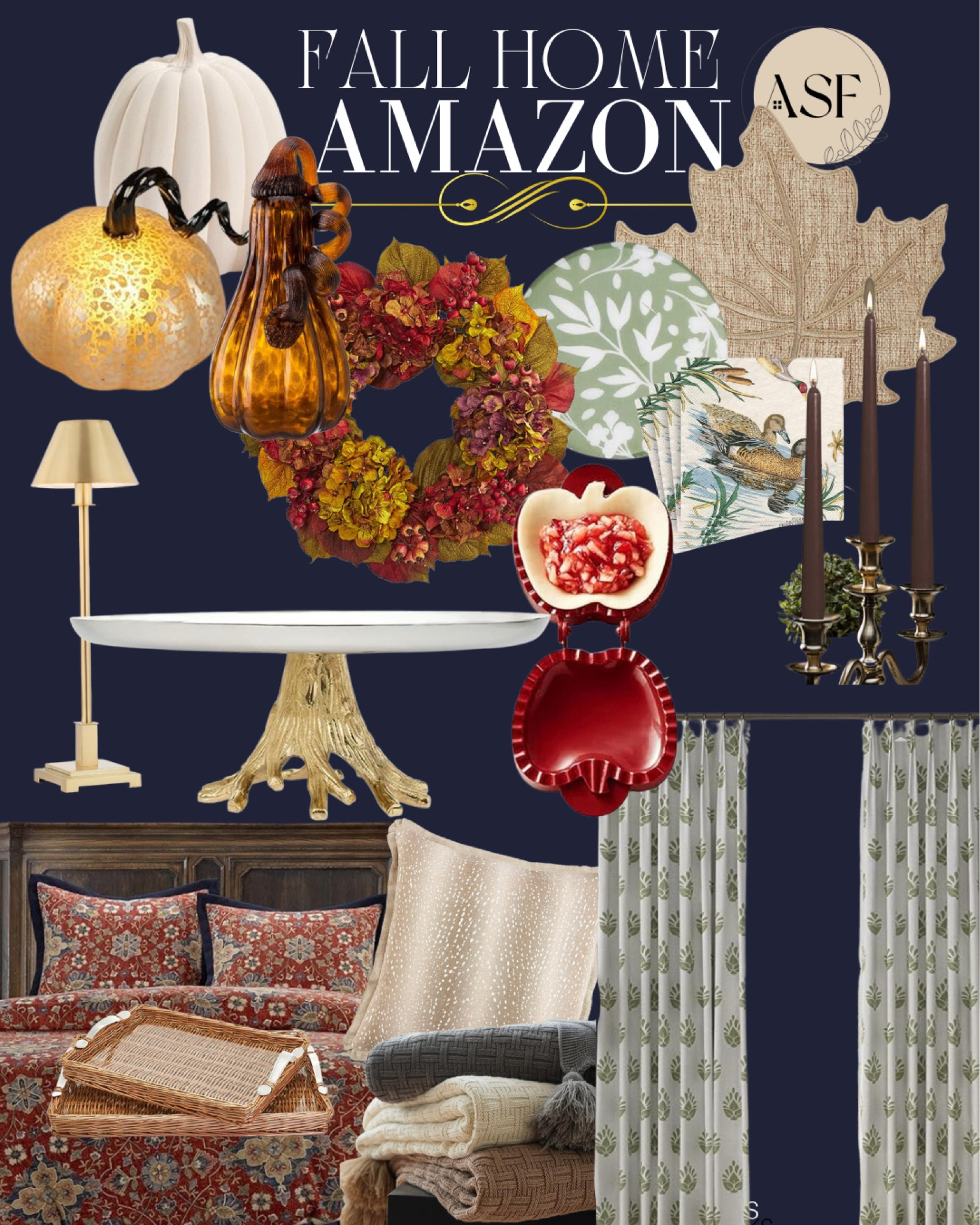 Amazon fall home decor 

#LTKhome #LTKSeasonal #LTKHoliday