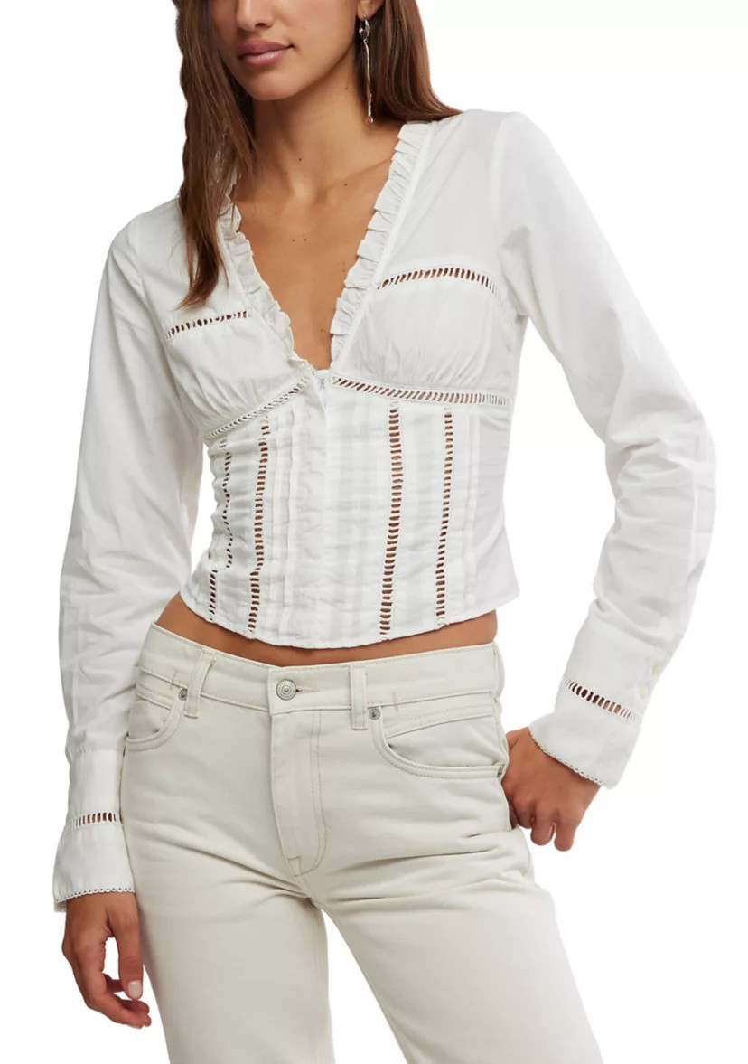 Frankie Corset Long Sleeve Top | Belk