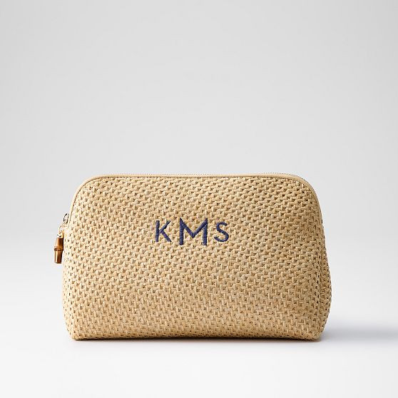 Waterproof Raffia Pouch | Mark and Graham