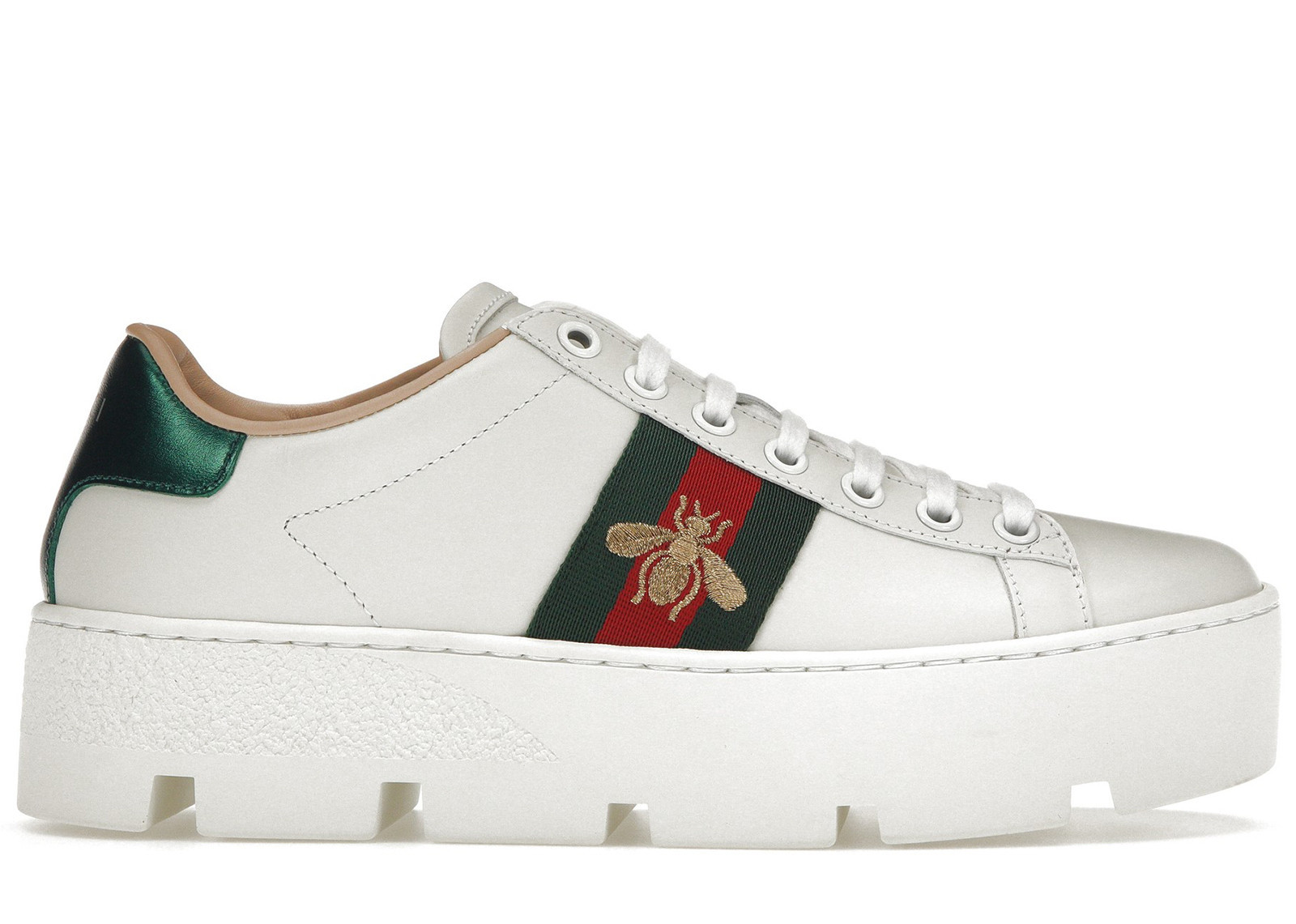Women's Gucci Ace Platform Sneakers in White | StockX