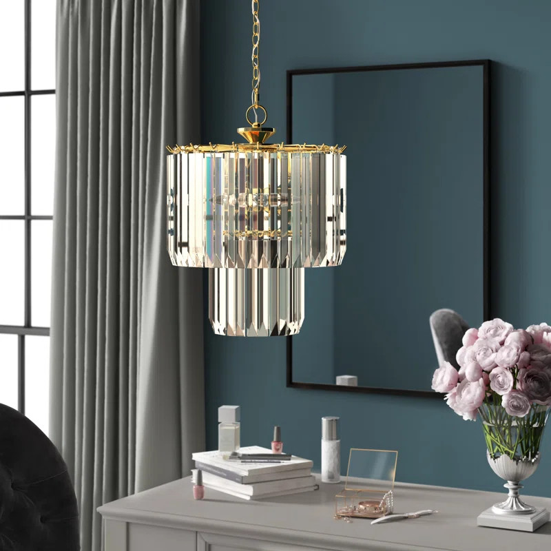 Acton 5 - Light Unique Tiered Chandelier | Wayfair North America