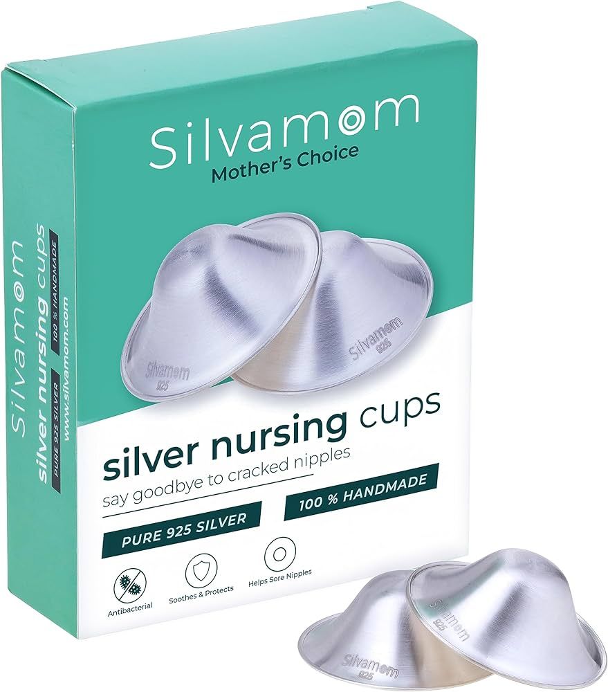 Silvamom® The Original Silver Nursing Cups | Nipple Shields for Nursing Newborn Breastfeeding | ... | Amazon (US)
