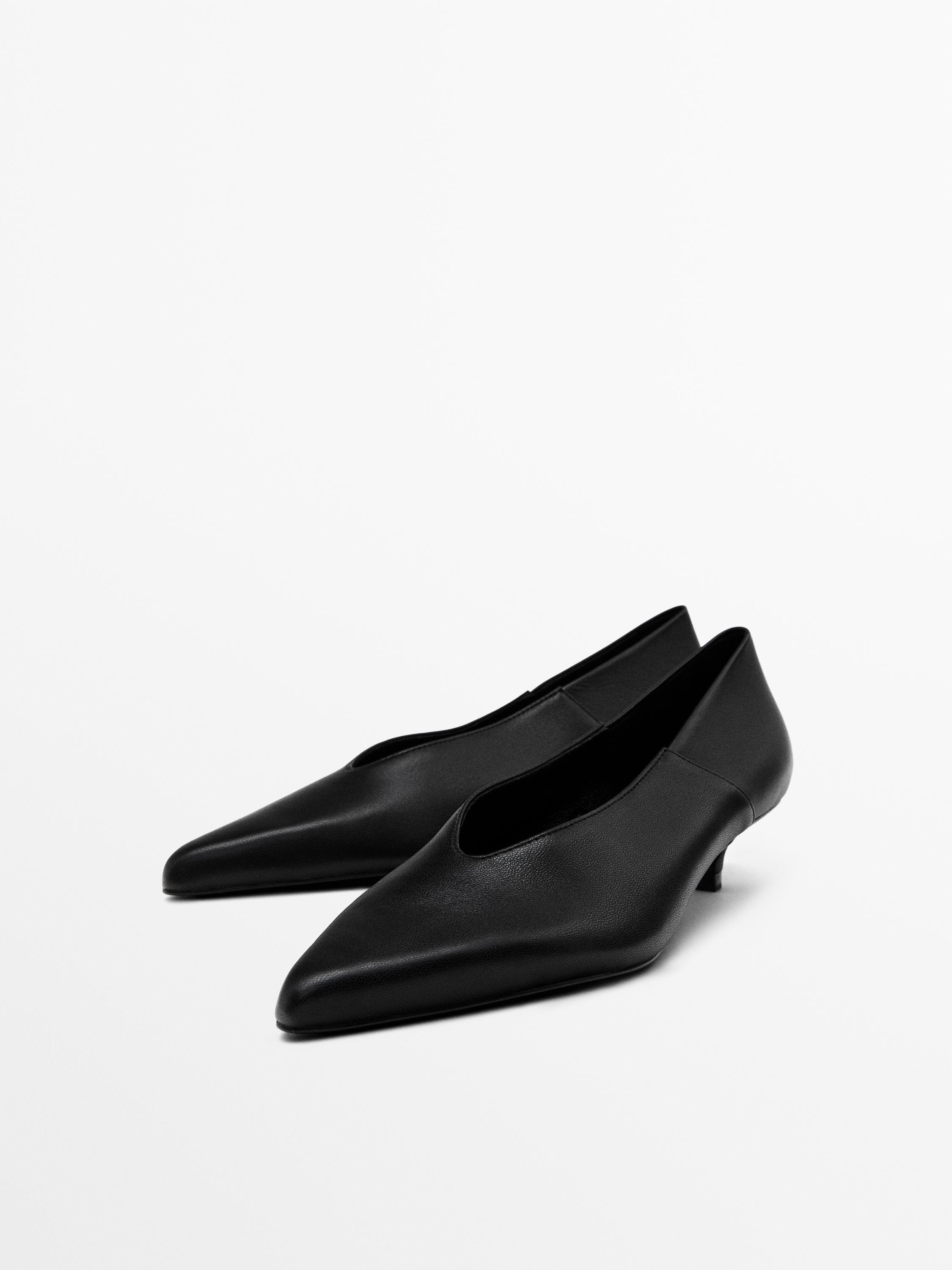 Weiche Lederpumps aus Nappaleder | Massimo Dutti DE