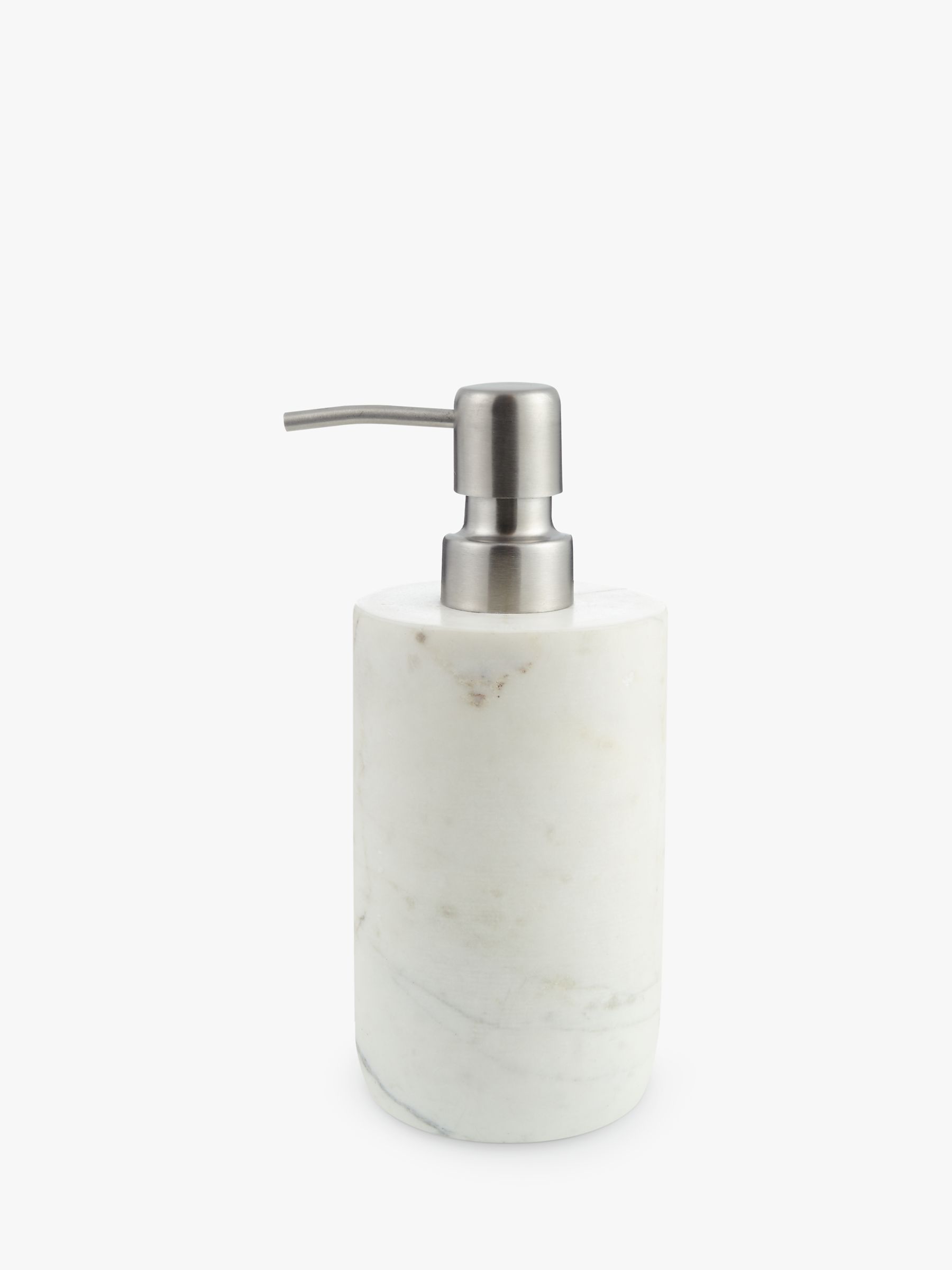 John Lewis & Partners White Marble Soap Dispenser | John Lewis (UK)
