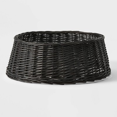 26in Split Willow Christmas Tree Collar Black - Wondershop™ | Target