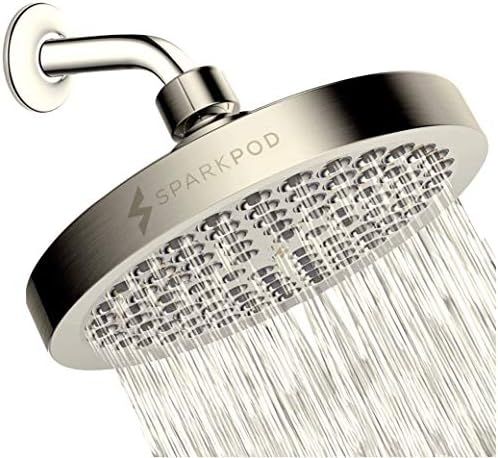 SparkPod Shower Head - High Pressure Rain - Luxury Modern Look - Easy Tool Free Installation - Th... | Amazon (US)