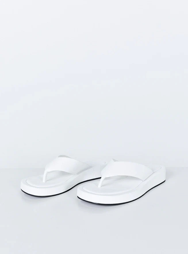Tampa Sandals White | Princess Polly US
