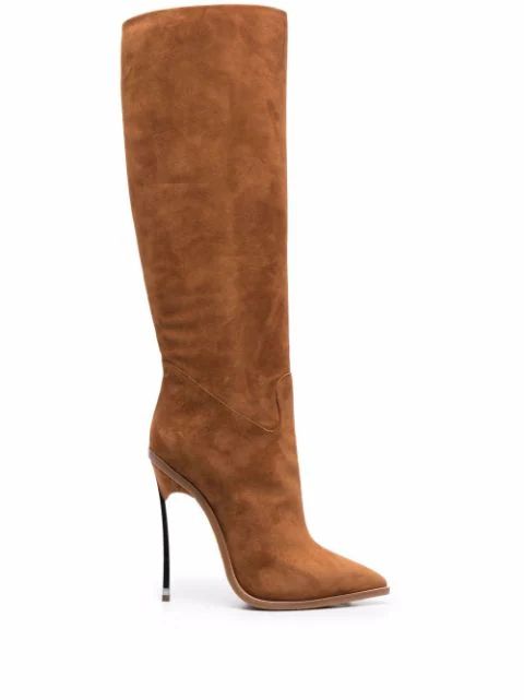 suede knee-high boots | Farfetch (US)