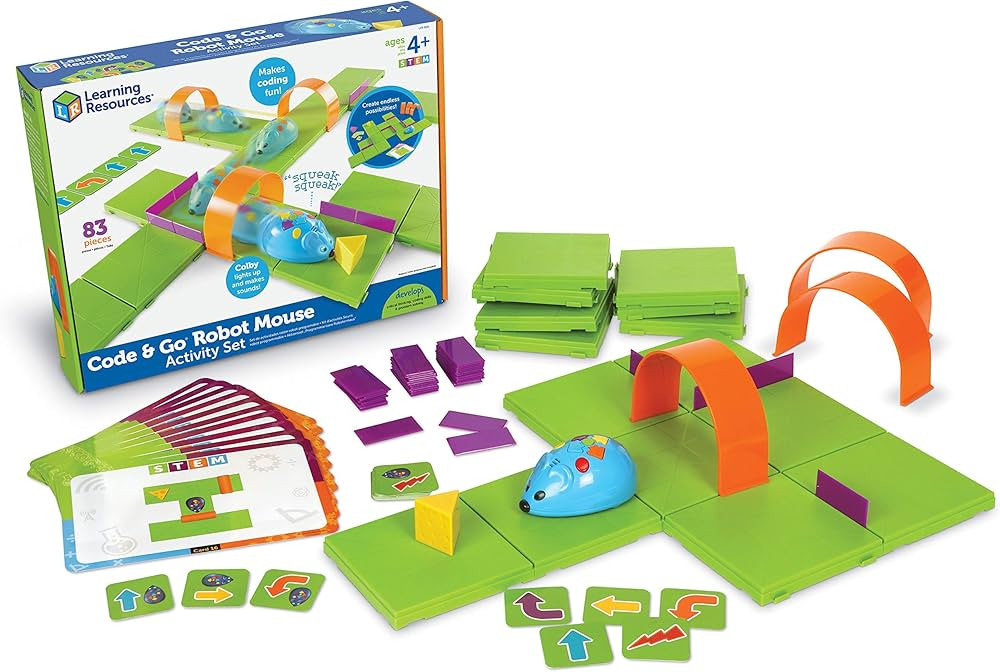Learning Resources Code & Go Robot Mouse Activity Set, Screen-Free Early Coding Toy for Kids, Int... | Amazon (US)