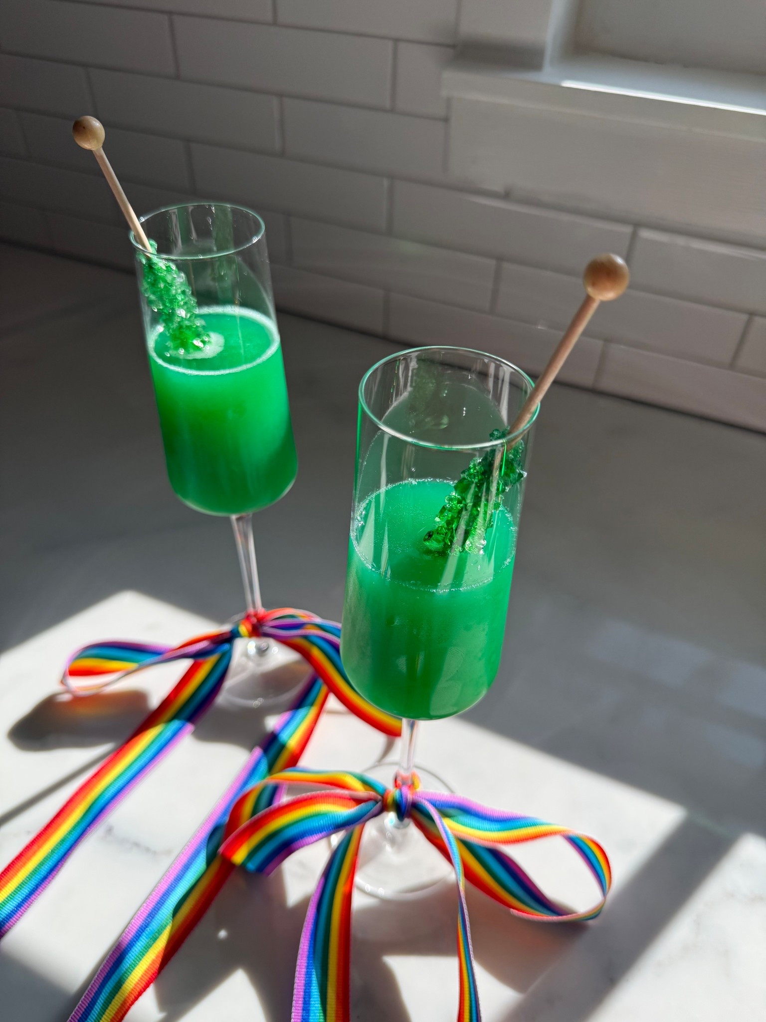 St. Patrick’s Day Mimosas ☘️✨🌈🥂

#LTKfoodie #LTKHome