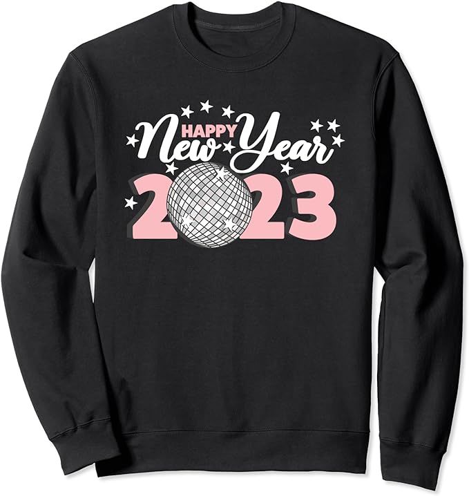 New Years Eve 2023 Ball Drop Happy New Year 2023 Sweatshirt | Amazon (US)