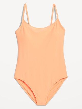 Tie-Back One-Piece Cami Swimsuit for Women | Old Navy (US)