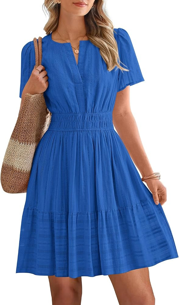 BTFBM Womens Summer 2026 Casual Mini Dresses | Amazon (US)