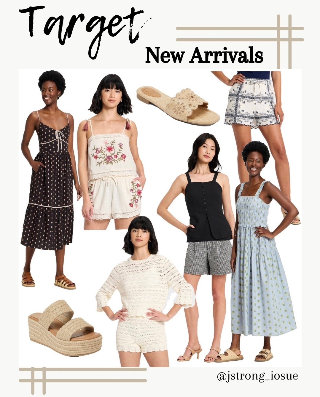 New arrivals at Target and currently in my cart! Loving these summer looks and great to pack on vacation!! 

#LTKgrwm #LTKTravel #LTKootd