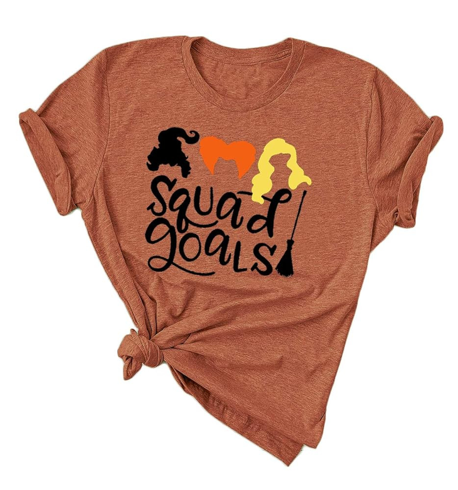 Hocus Pocus Halloween Shirts for Women Fall Tee Shirt Classic Halloween Movie Tops | Amazon (US)