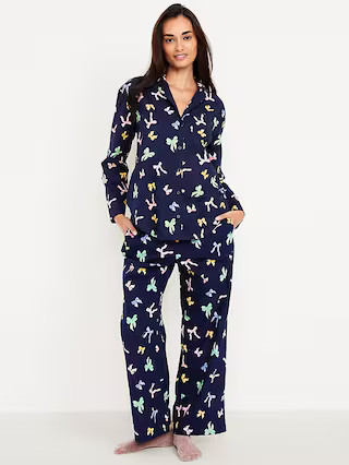 Poplin Pajama Pant Set | Old Navy (US)