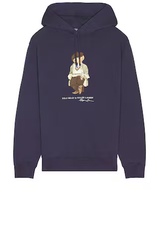 Polo Ralph Lauren Vintage Fleece Novelty Bear Hoodie in Faded Blue from Revolve.com | Revolve Clothing (Global)