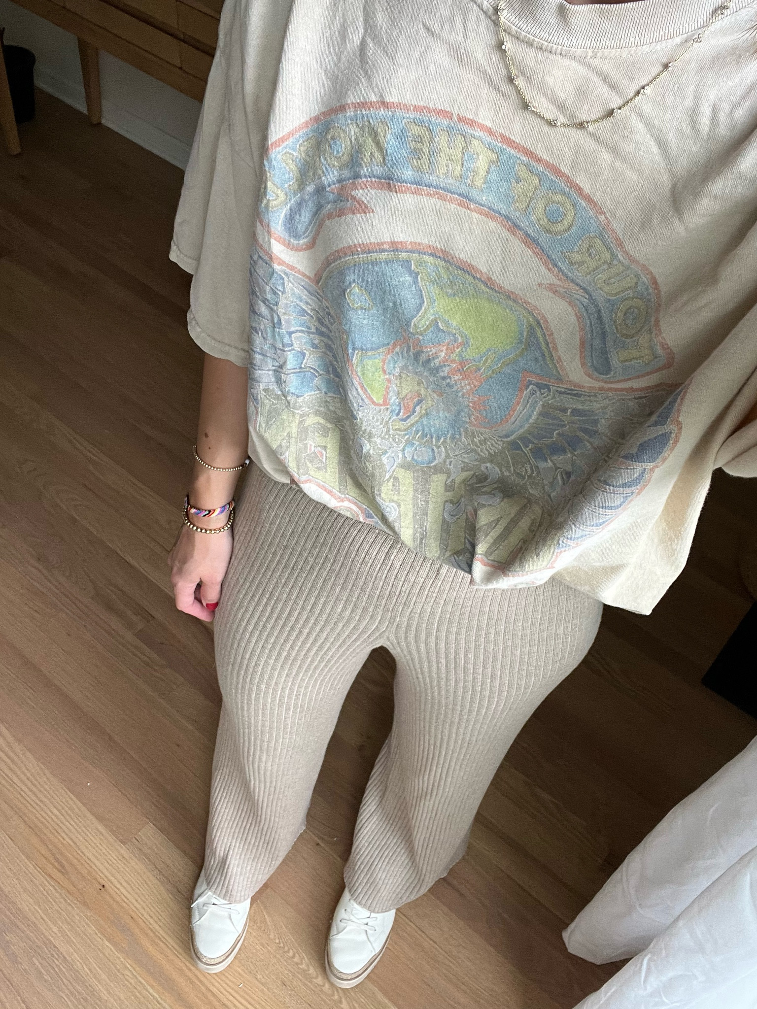 Oversized graphic tee : wearing s
Knit pants : wearing m 

#LTKstyletip #LTKFind #LTKSeasonal