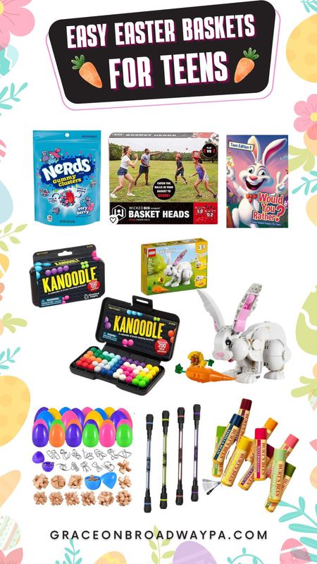 🌸 Easter alert! 🐰 Time to upgrade those baskets. From cool gadgets to games, let’s sprinkle in some fun alongside the chocolate. 🍫✨ Who’s in for mixing tradition with a touch of modern magic? 🎉 #EasterFun #BasketReady

#LTKfamily #LTKSeasonal #LTKhome