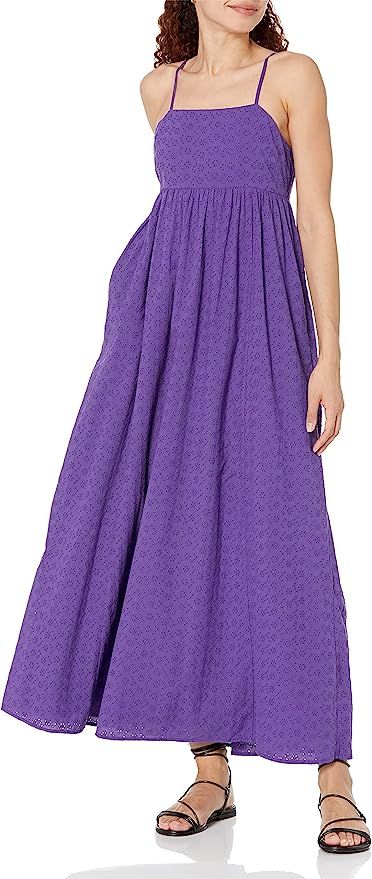 The Drop Women's Shyla Cotton Eyelet Maxi Dress | Amazon (US)