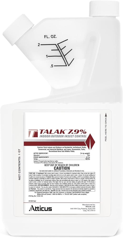 Atticus Talak 7.9% Indoor/Outdoor Insect Control - Bifenthrin Concentrate (32 Ounce) | Amazon (US)