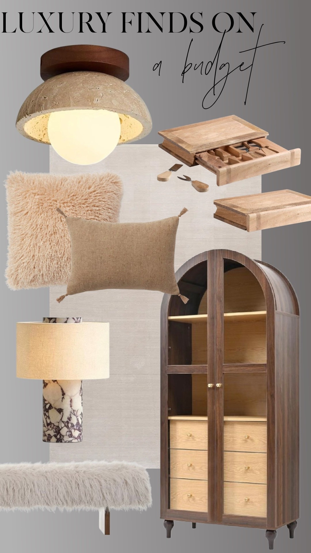 Luxury finds on a budget 🤍
These are the kinds of pieces that look high-end but don’t come with the designer price tag. Warm woods, soft textures, sculptural details—everything I love for creating a cozy, timeless home without overspending.

I’ve linked each piece here so you can recreate the look for less and mix them into your own space seamlessly. Save this for later if you’re slowly curating your home 🤎

#LTKHome #LTKSaleAlert
