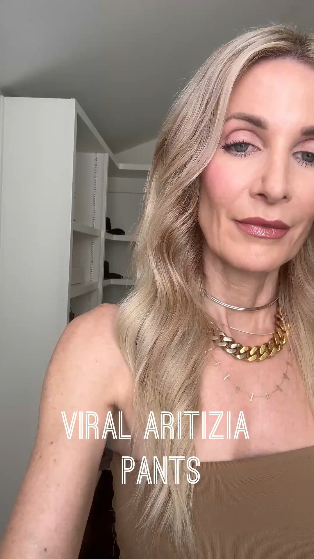Stop scrolling—these may be the chicest travel pants I’ve ever found. I’m obsessed with these viral Aritzia Lodge Pants. They’re wrinkle-resistant, have a comfy elastic waist, come in so many gorgeous colors, and are the perfect combination of chic and comfortable. I love this camel shade paired with the matching tube top for an effortlessly elevated summer look. Wear it on its own now or throw on a denim jacket for an extra layer. Sizing: Wearing an XS in the pants, XS in the top, and XS in the denim jacket. Everything runs true to size 

#LTKOver40#LTKTravel 

 

#LTKootd