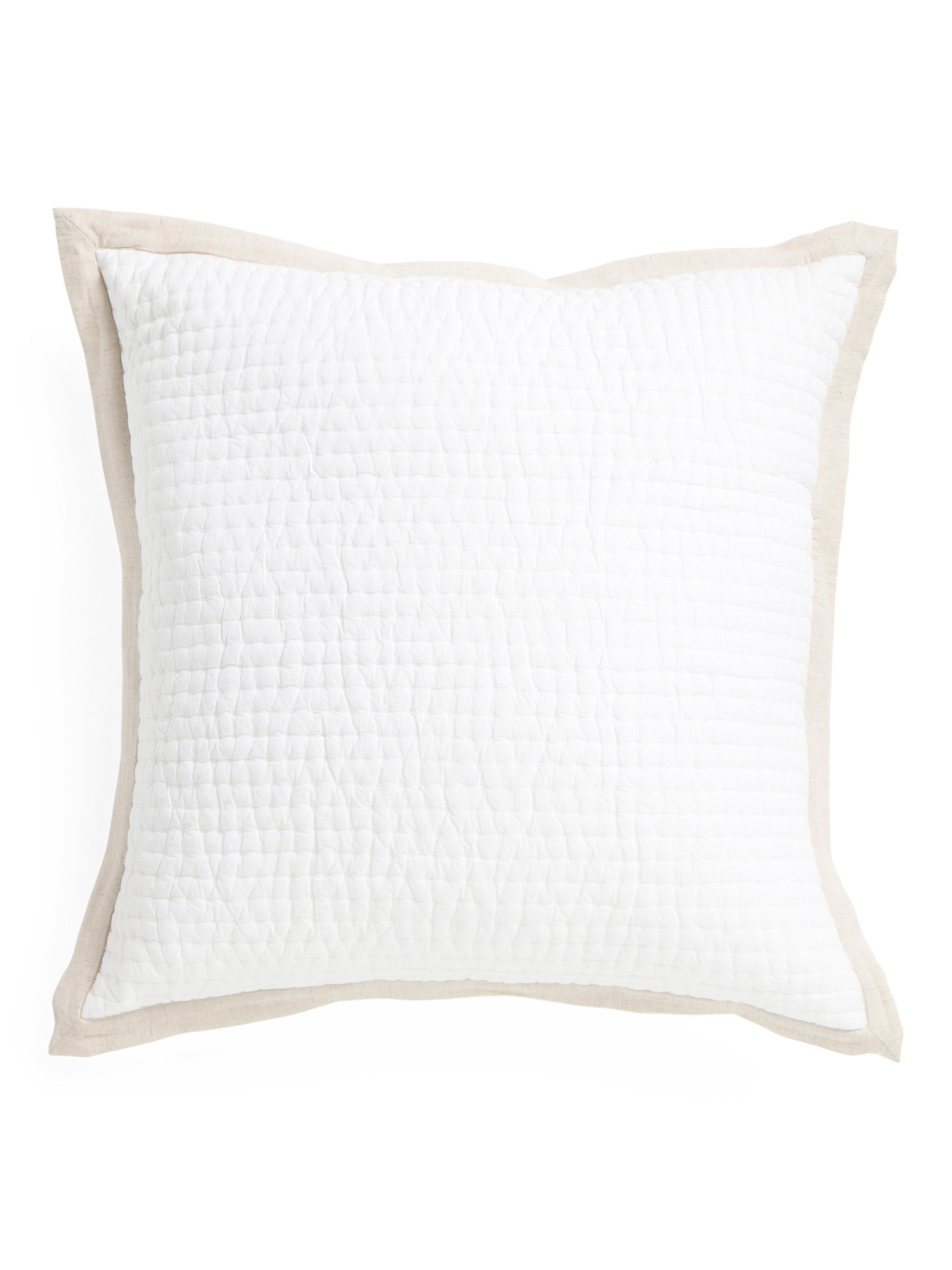 26x26 Euro Sham With Linen Border | Bed & Bath | Marshalls | Marshalls