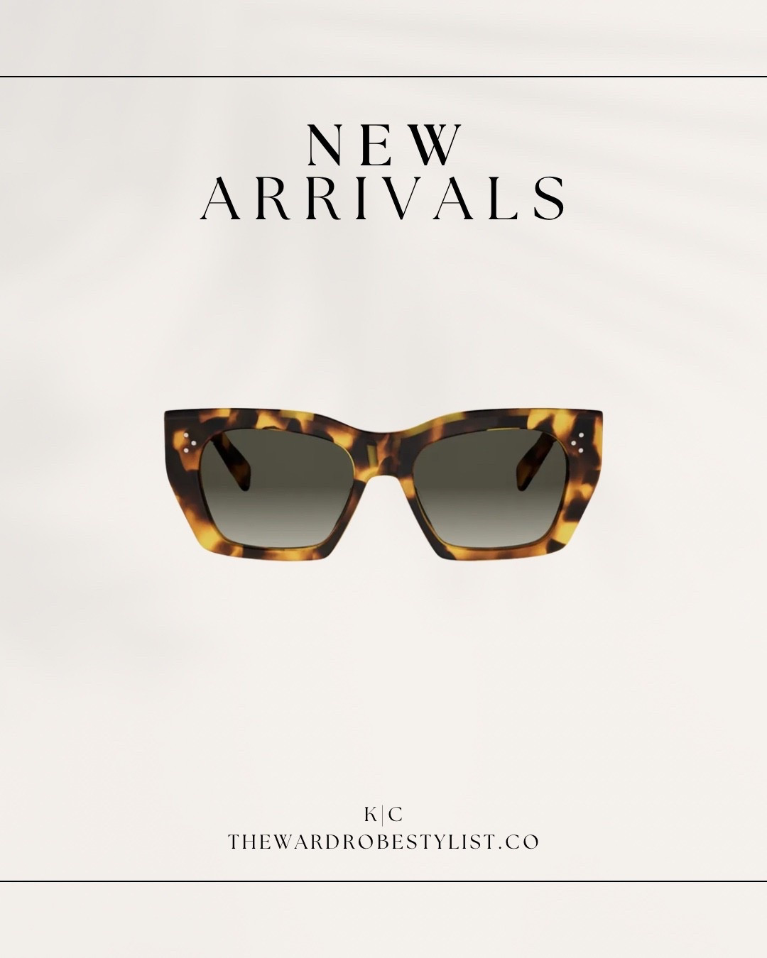 New Celine sunglasses! Love these! Perfect for summer!