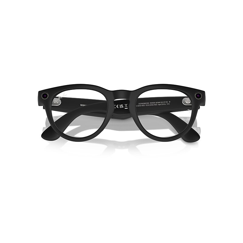 Ray-Ban Ray-Ban | Meta Headliner Electronics Black Frame Grey Lenses 50-23 | Ray-Ban (US)
