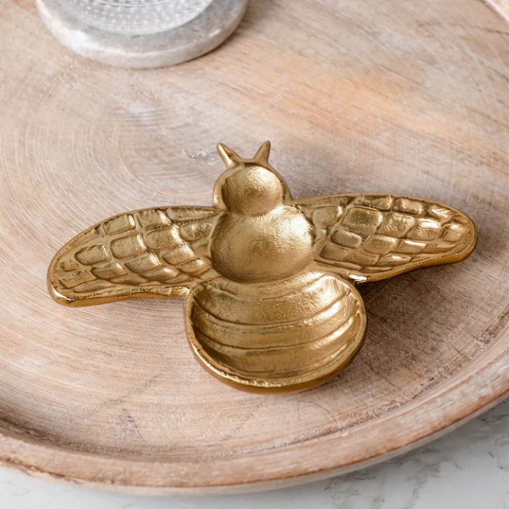 Golden Bee Dish | River Chic Designs