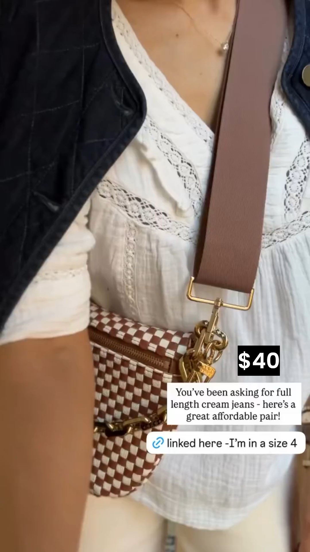 Full length cream jeans from @amazon! I am in a 4

#LTKootd #LTKgrwm