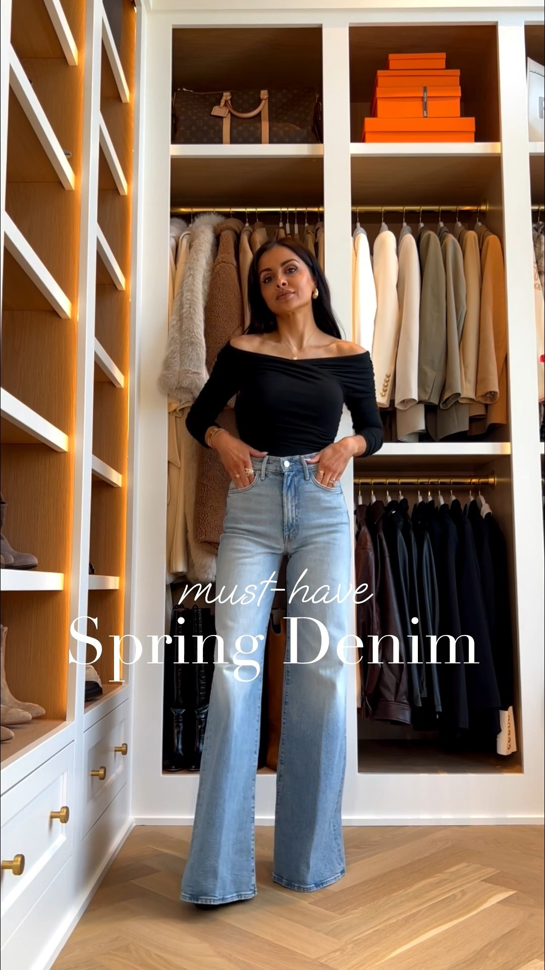 Most flattering light wash denim and I really can’t get enough! These jeans have that perfect high rise and subtle flare that makes your legs look miles long. This wash feels so fresh for spring and instantly elevates a simple outfit.

Mother jeans wearing size 24 runs TTS
Aritzia white tee - size XS
Zara off the shoulder top - size XS

miamiamine most flattering light wash denim Mother jeans spring denim outfit Aritzia white tee Zara cropped jacket Gucci Giglio bag Amazon designer sunglasses elevated everyday style chic casual look spring favorites denim must haves favorite jeans 

#LTKspringtrends #LTKOver40 #LTKspring