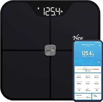 iHealth Nexus PRO Digital Bathroom Scale with Smart Bluetooth APP to Monitor Body Weight, Body Fa... | Amazon (US)
