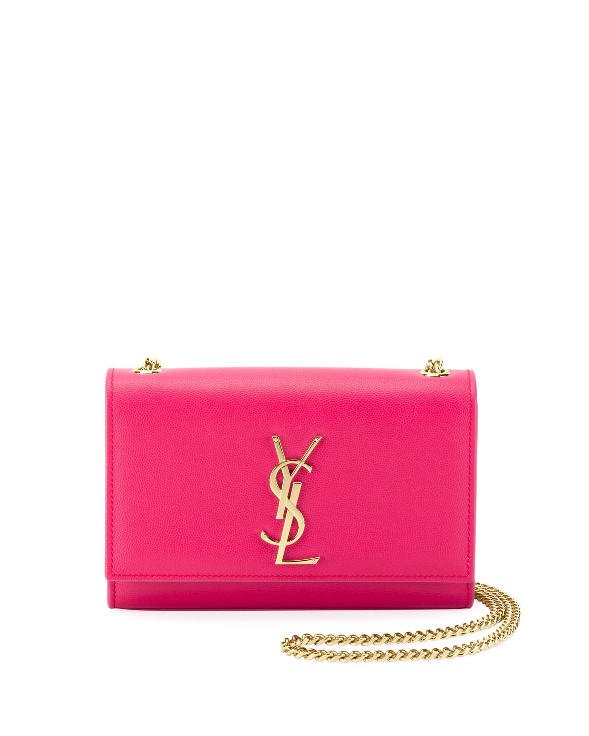 Kate Monogram YSL Small Grain Leather Crossbody Bag | Neiman Marcus