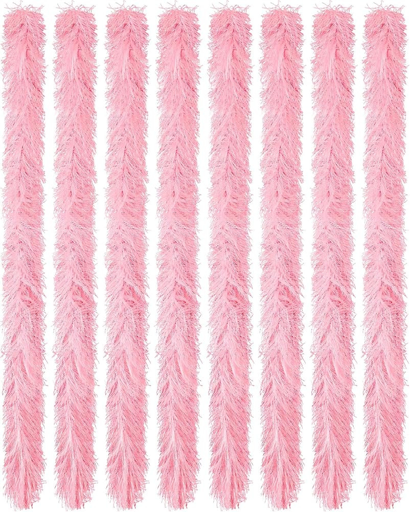 You will receive 8 pieces of fluffy feather boas in a variety of charming shades to suit any styl... | Amazon (US)