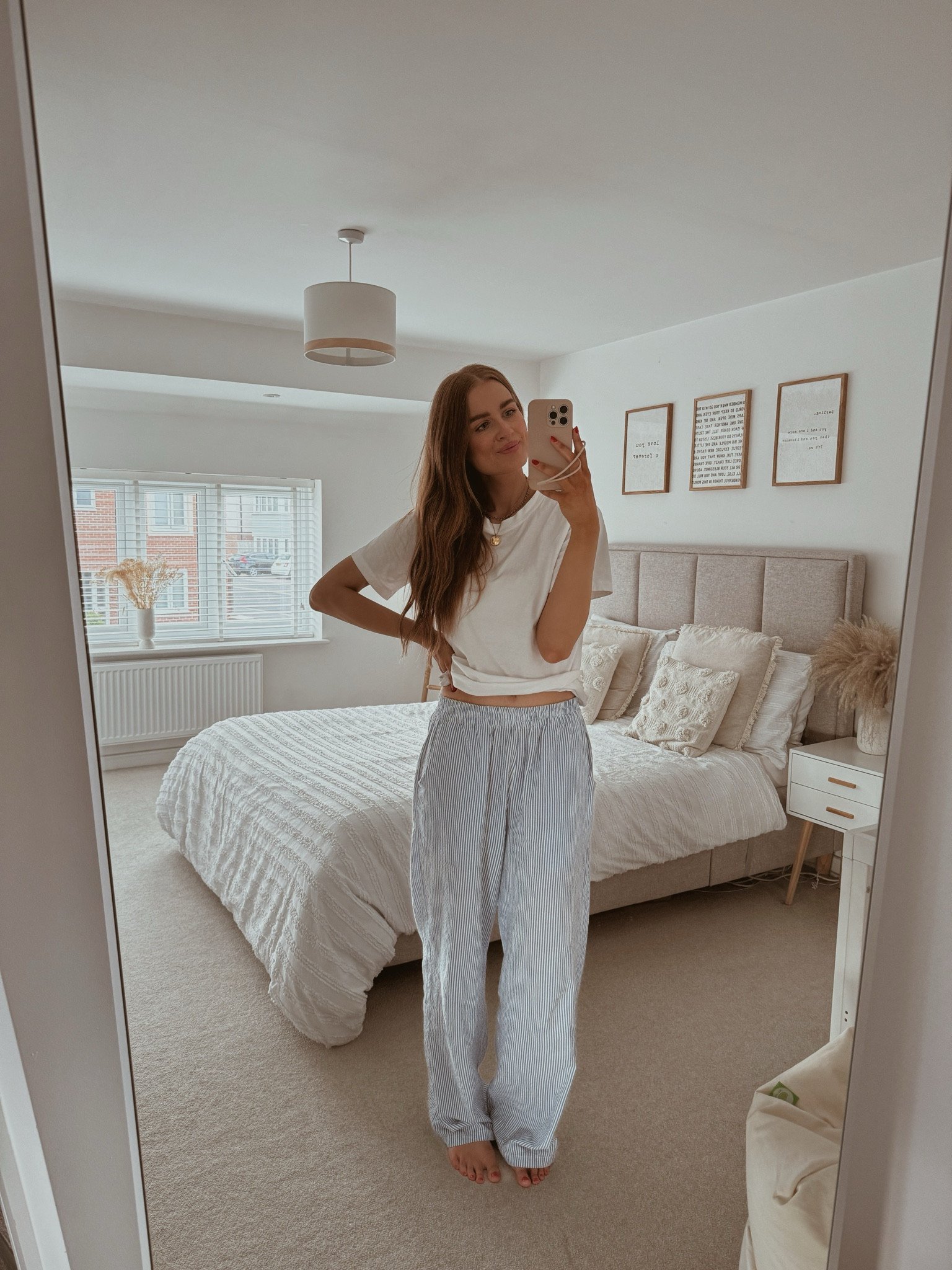 shop my blue stipe pants for 50% off - only £9! cosiest trousers i own and perfect for the summer to autumn transition! 🤎 

#LTKautumn #LTKuk #LTKeurope